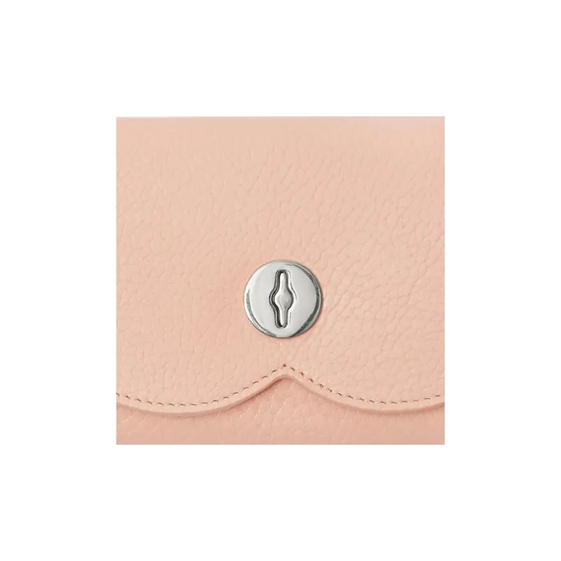 Burberry Grained Calfskin Wallet Women's Blush-3