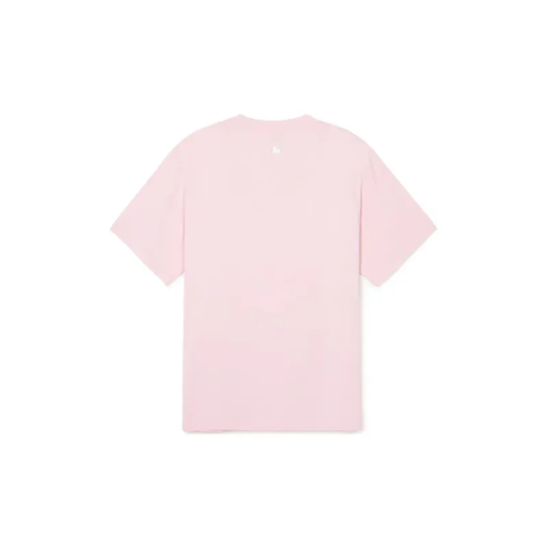 MLB Drop Shoulder Sleeve T-Shirt Unisex Pink-1