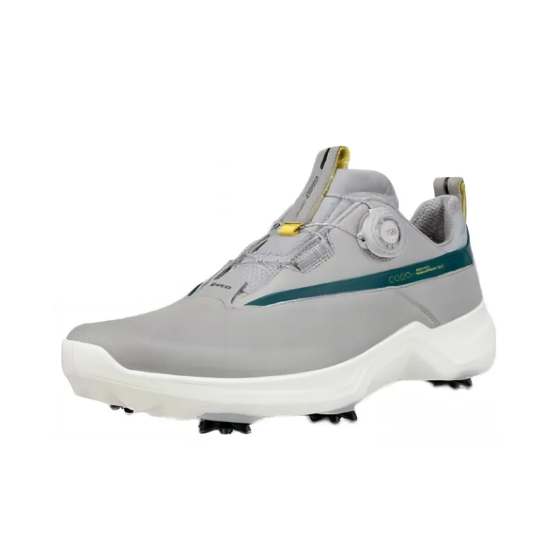 Ecco Waterproof Low Top Casual Shoes Men's Gray Green-1