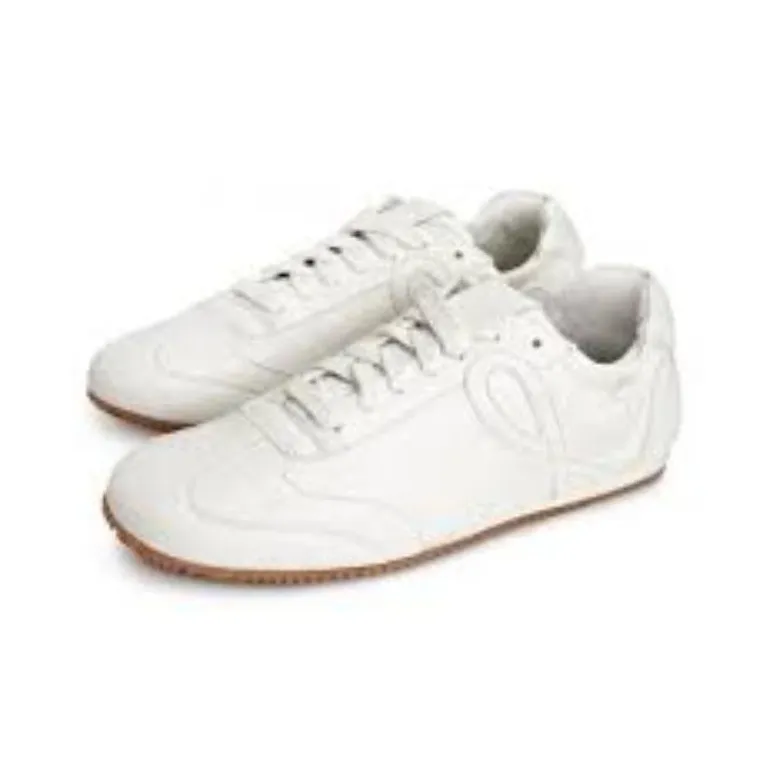 LOEWE Ballet Runner Low Top Casual Shoes Women's Cotton White-2