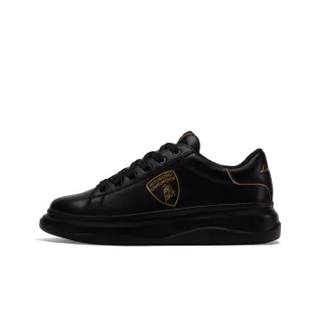 Lamborghini Low-Top Skateboard Shoes Unisex Black