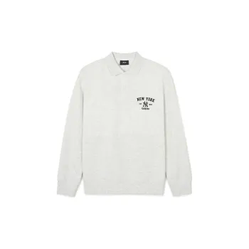 MLB SS24 New York Yankees Sweatshirt Unisex Light Heather Gray