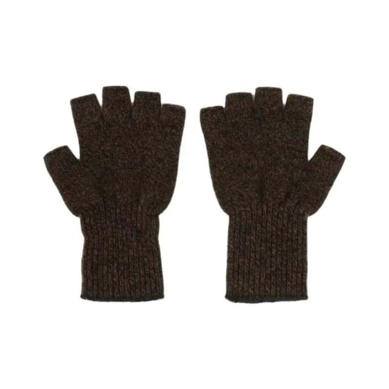 Beams Cashmere Knit Gloves Men's Multicolor-3
