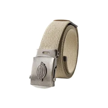 Dickies Emblem Logo Smooth Buckle Leather Belts Men's Multicolor Width: 3CM