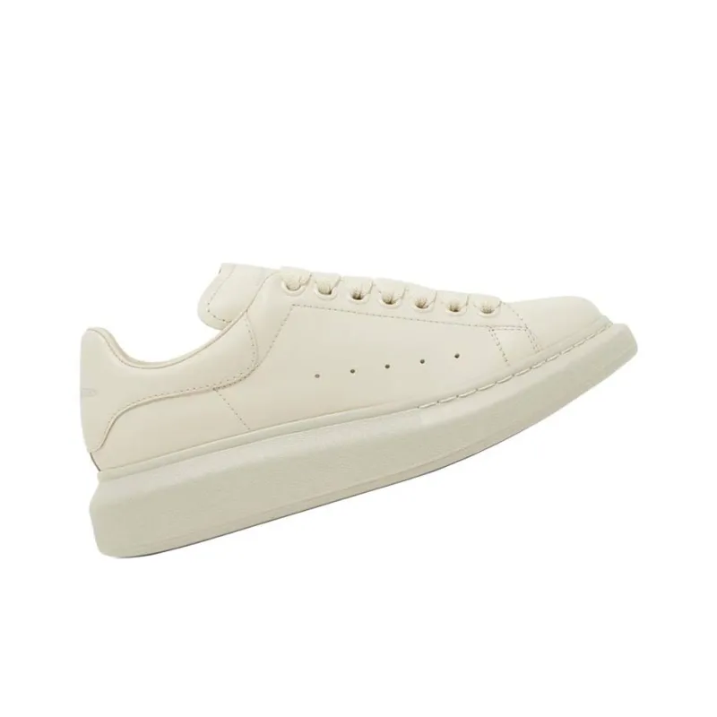 Alexander McQueen Oversized Sneaker Skateboard Shoes Women's Beige-2