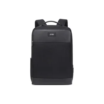 SWISS MILITARY Oxford Backpack Medium Size Men's Black