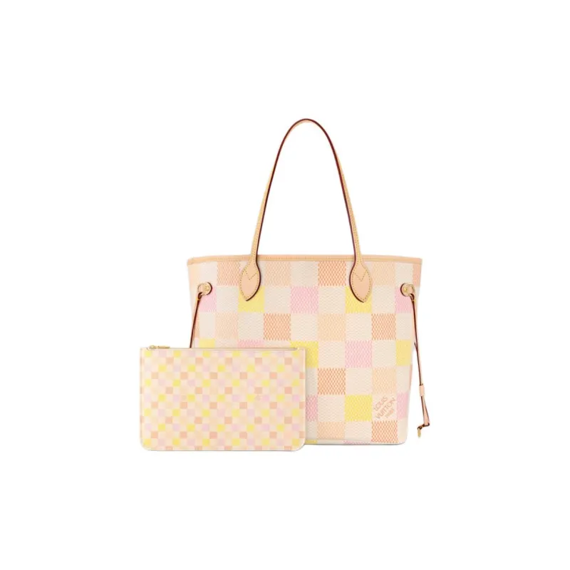 LOUIS VUITTON Neverfull Mm Peach-2