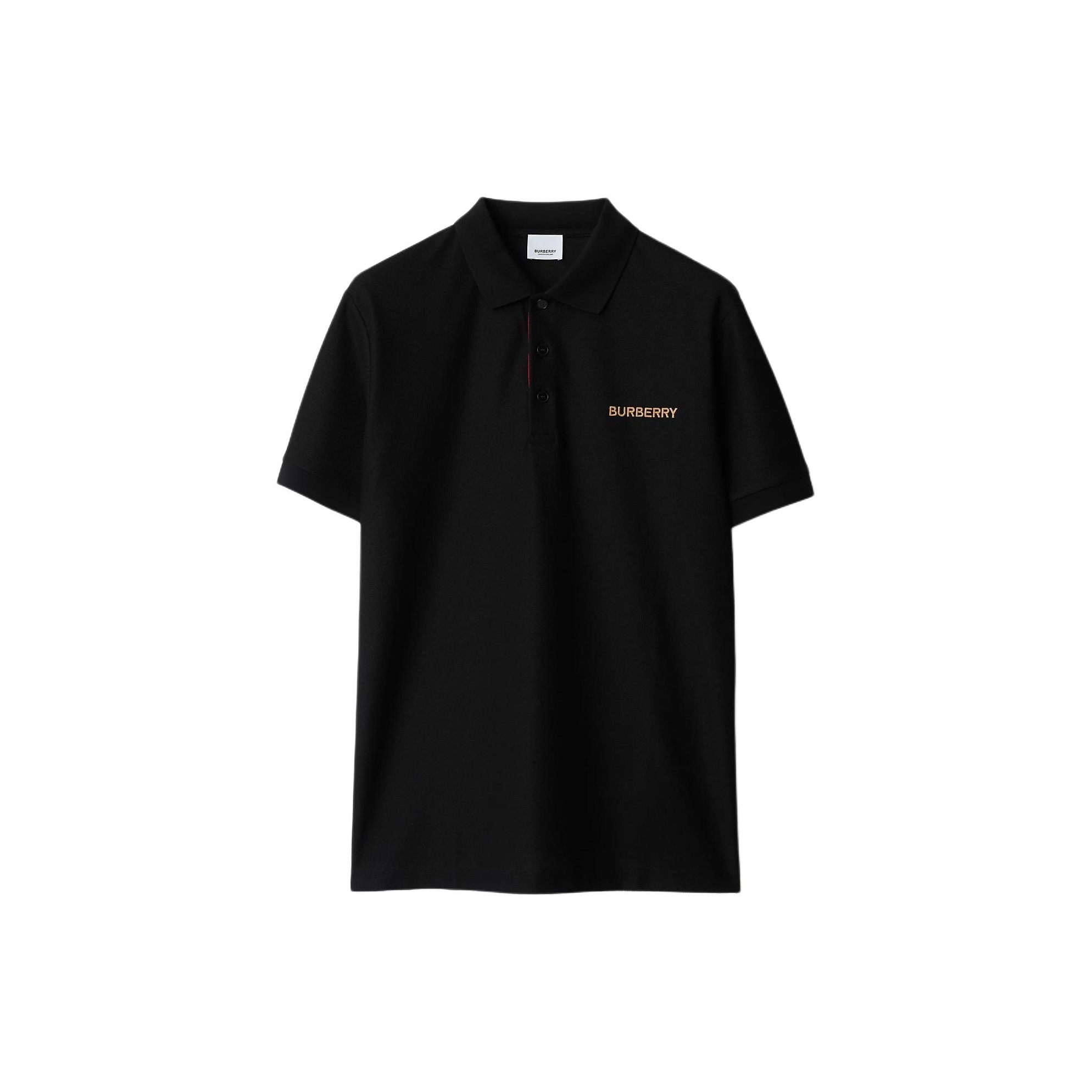 Burberry Polo Shirts Men Black POIZON