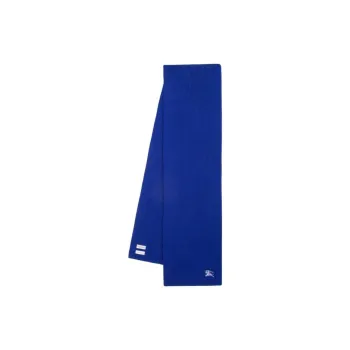 Burberry Knit Scarves Men's Blue