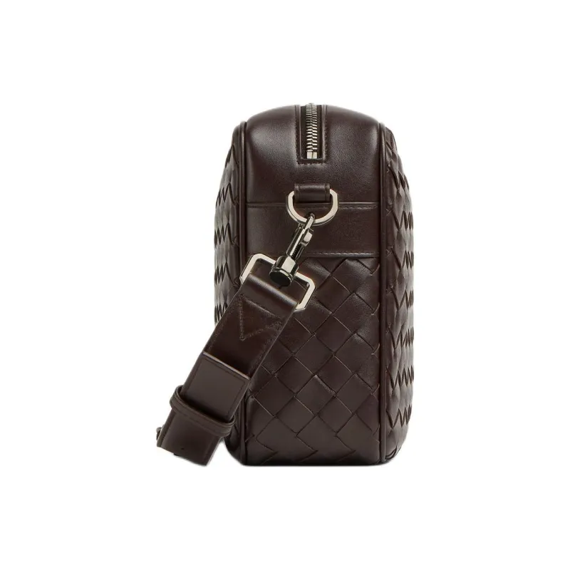 Bottega Veneta Intrecciato Calfskin Crossbody Bag Medium Size Men's Gummies-2