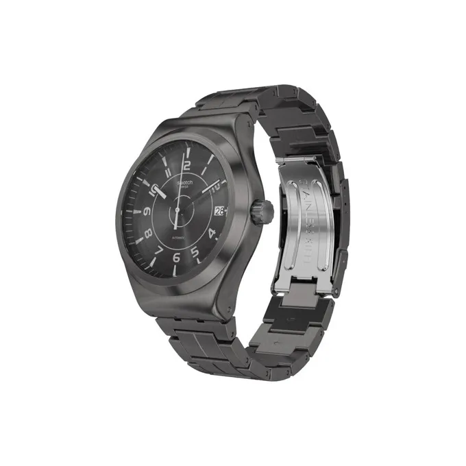 SWATCH Men 42mm Gray Watch YIM400G-1