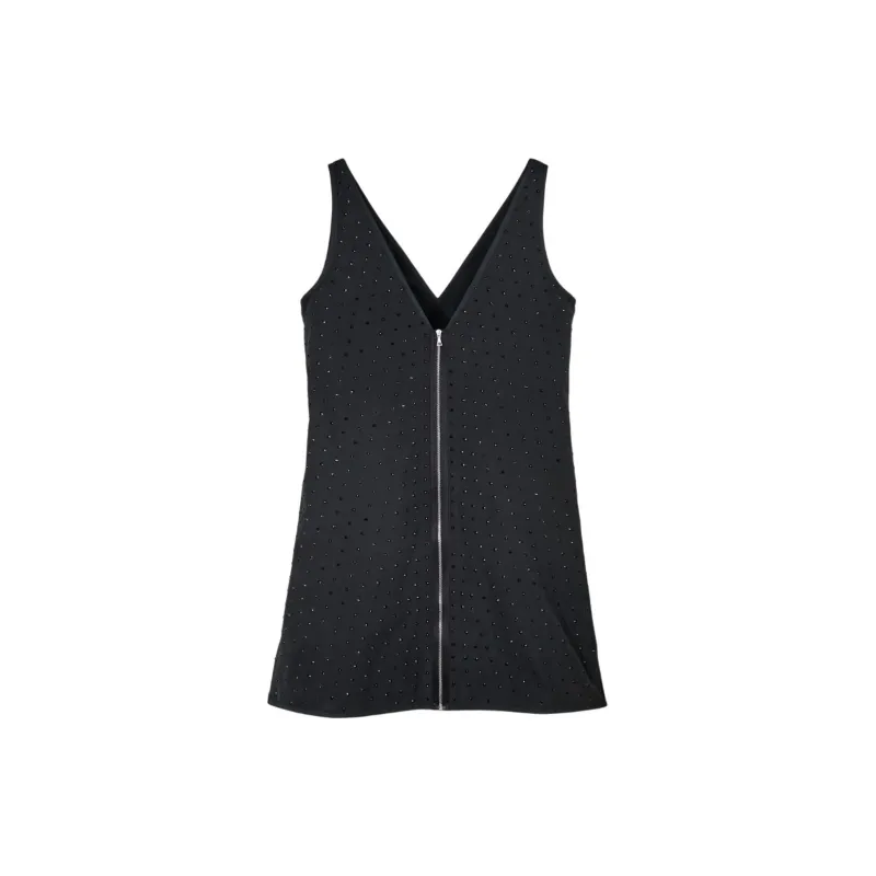 MARC JACOBS Crystal embellished V neck Minidress-1