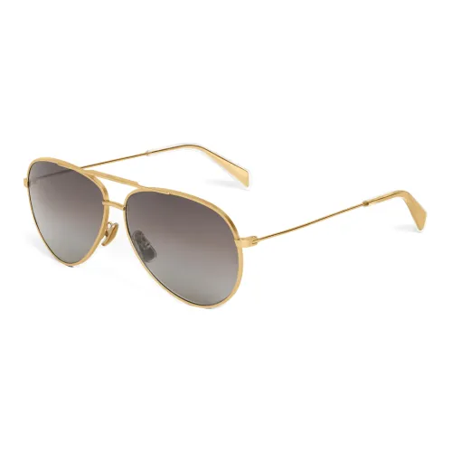 CELINE Metal Frame 01 Sunglasses In Metal With Polarized Lenses