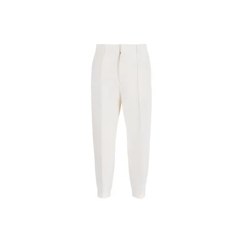 EMPORIO ARMANI Knitted Sweatpants Men White