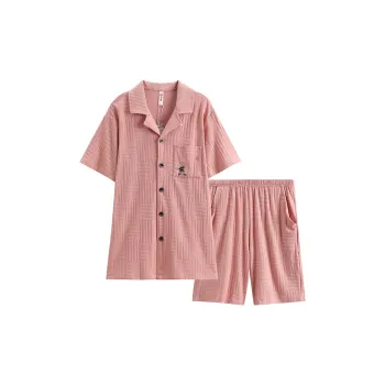 FENTENG Pajama Set Men's Dusty Pink