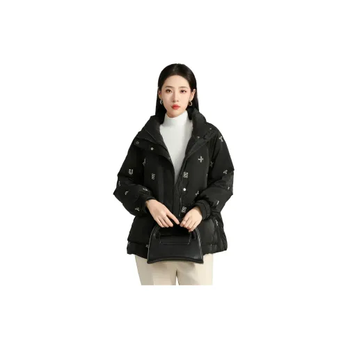 SMEN Down Jackets Women's Black