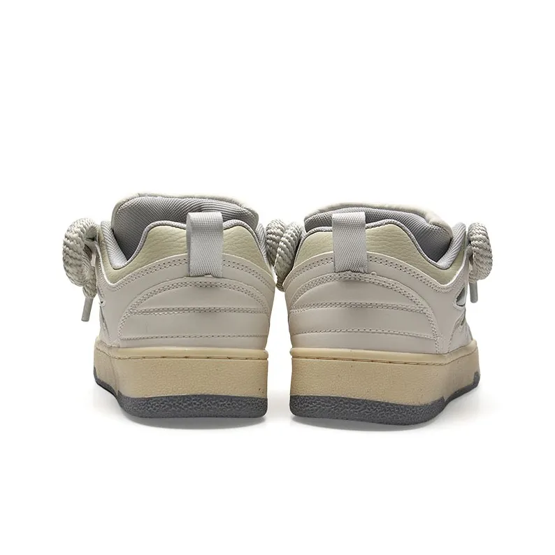 JIANGSHOU Anti-Slip Wear-Resistant Low-Top Skateboard Shoes Unisex Antique Blue-19