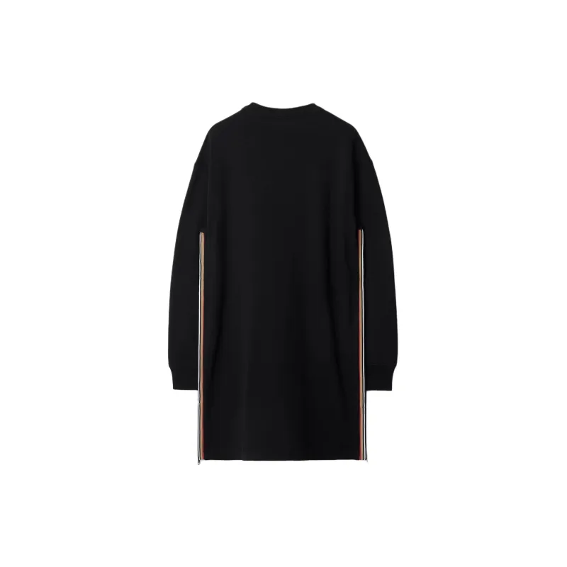 Burberry Long Sleeved Dresses Women's Black-1