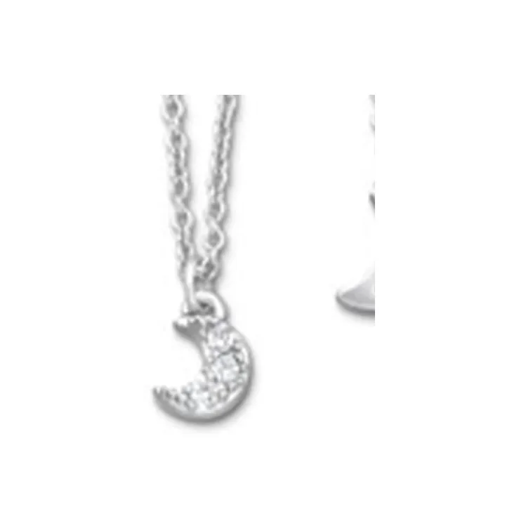 Swarovski Rhinestone Necklaces Unisex Silver-1