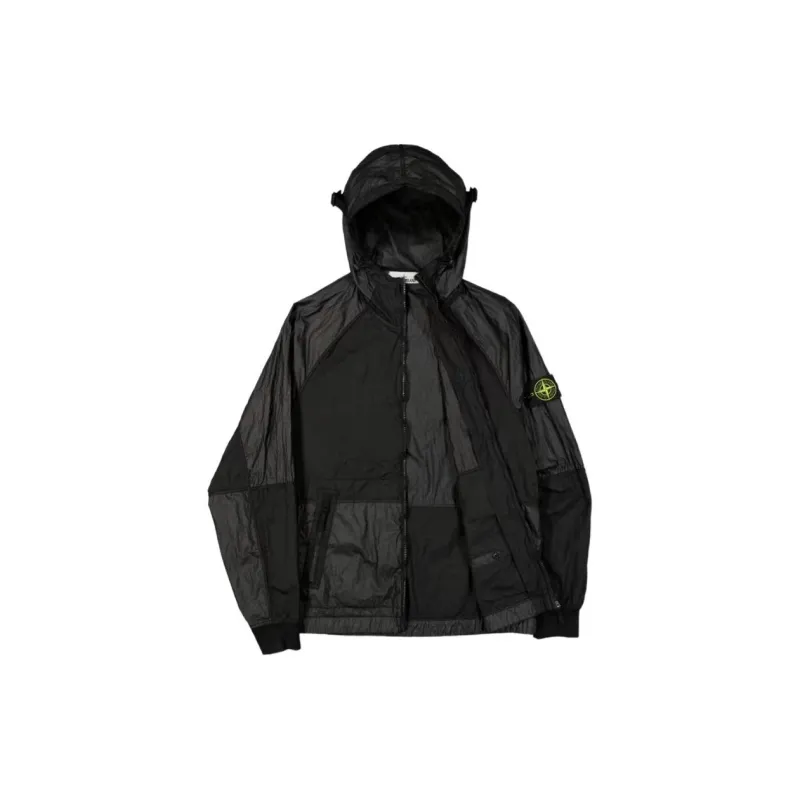 STONE ISLAND Jackets Coats Men's Black-1