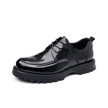 KACHILANG Men's Casual Shoes Men Low Top Black/Brown