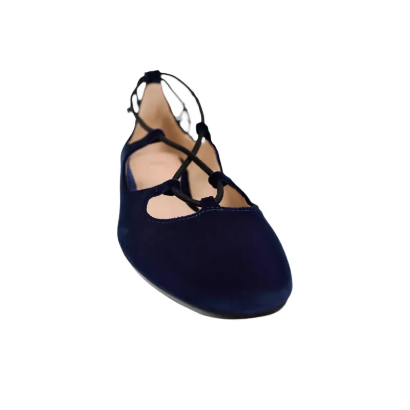 ZARA Casual Single Shoes Women's Dark Blue-3