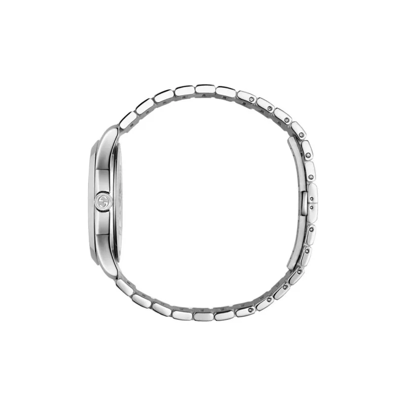 GUCCI Wrist Watch Automatic Mechanical Movement Stainless Steel Watchband Black Dial Unisex-3