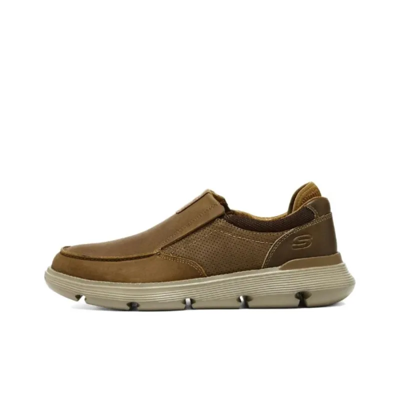 Skechers Cushioning, Wear Resistant Low Top Casual Shoes Men's Tawny-0