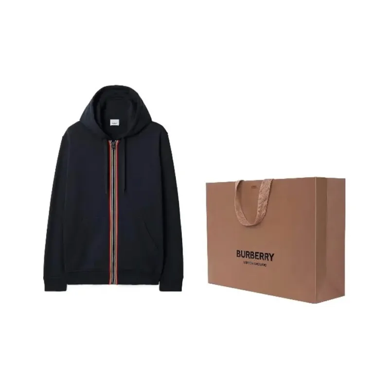 Burberry Hove Stripe Zip Hoodie-2