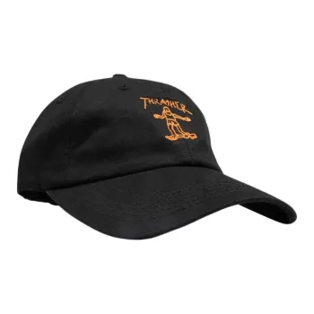 Thrasher Cotton Baseball Caps Unisex Black