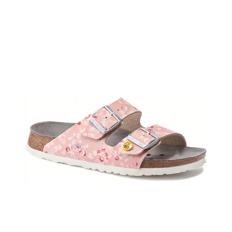 Birkenstock Arizona Esd Birko Flor Narrow Field 'Flower Field Rose' Women's-1