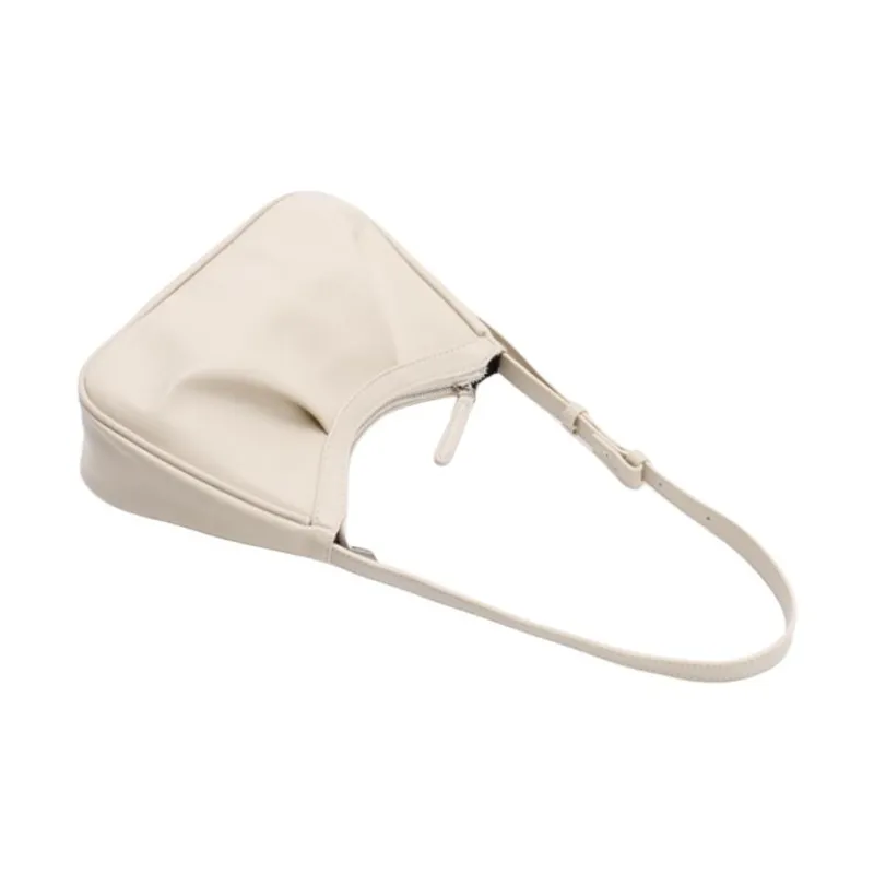 PINK·LAND PU Shoulder Bag Regular Women's White/Black-2