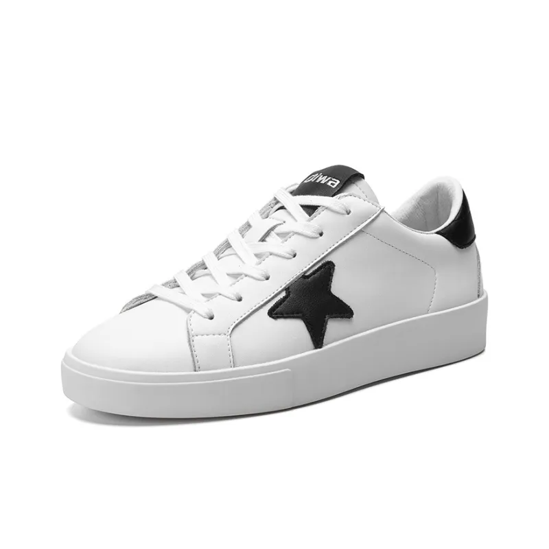 Frogs Balance Wear-Resistant Lightweight Breathable Slip-Resistant Low-Top Casual Skateboard Shoes Men's Black-7
