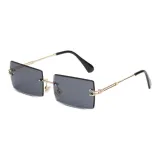 Gold Frame, Black Gray Lens