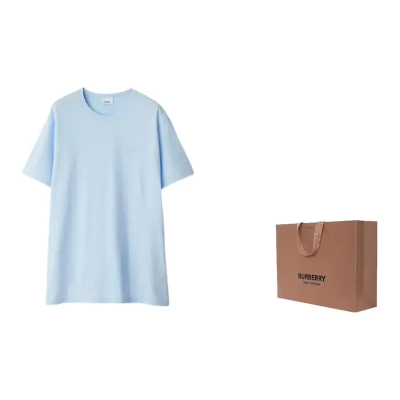 Burberry SS24 T Shirt Men's Light Blue-1