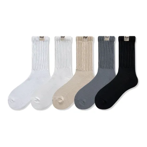 COTTON CHEESE Men Mid-Calf Socks