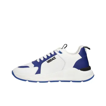 VERSACE Low Top Casual Shoes Men's White Blue