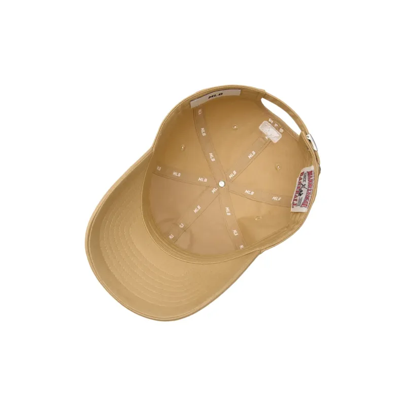 MLB Cotton Baseball Caps Unisex Beige-4