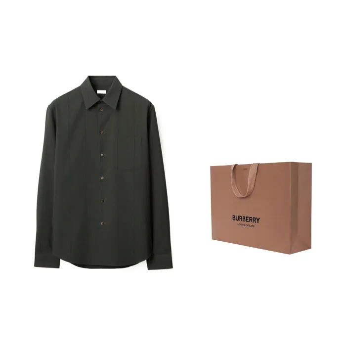 Burberry Striped Wool Shirt-2