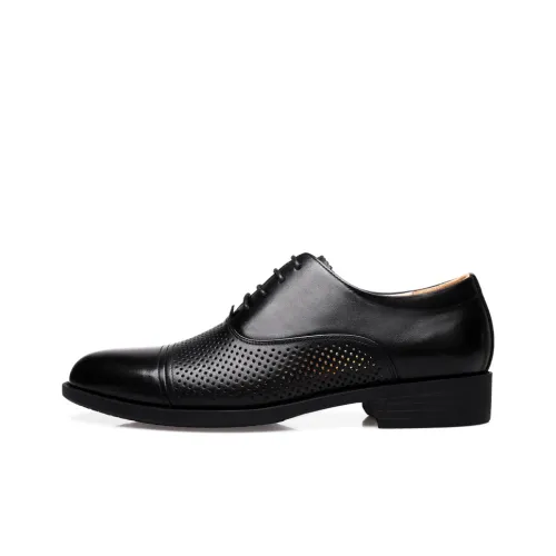 Strongman 3515 Men's Shoes Tri-Lace Men's Sandal Leather Shoes Authentic Business Formal Shoes