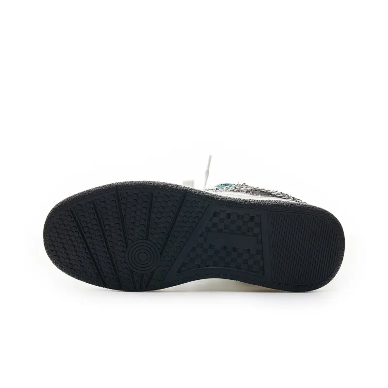 LAZY BONS Anti-Slip Wear-Resistant Lightweight Breathable Height Increasing Low-Top Skateboard Shoes Unisex-11