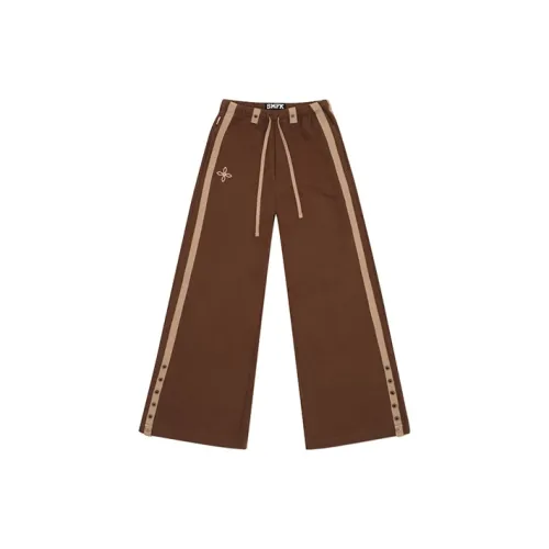 SMFK Casual Pants Unisex Forest Brown