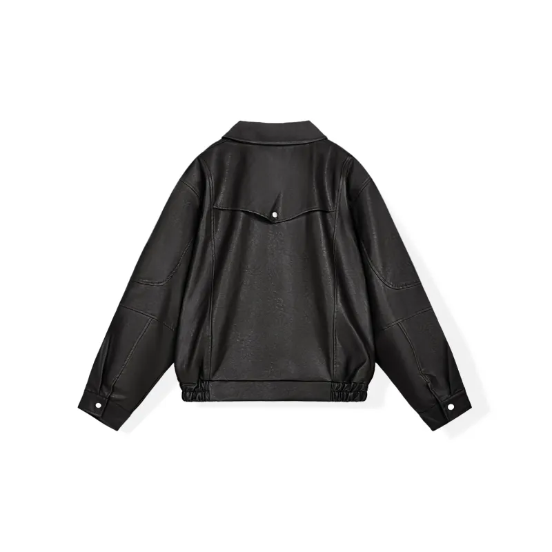 WILD LEADER Leather Jacket Unisex-1