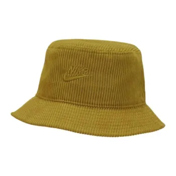 Nike Corduroy Bucket Hats Unisex Yellow