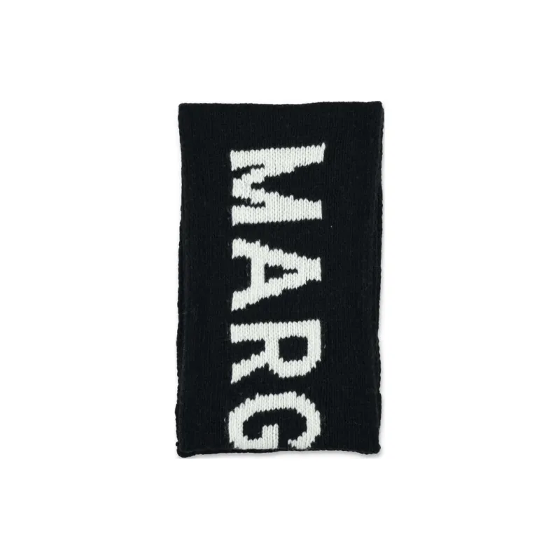 MM6 Maison Margiela Logo Intarsia Knit Scarf-1