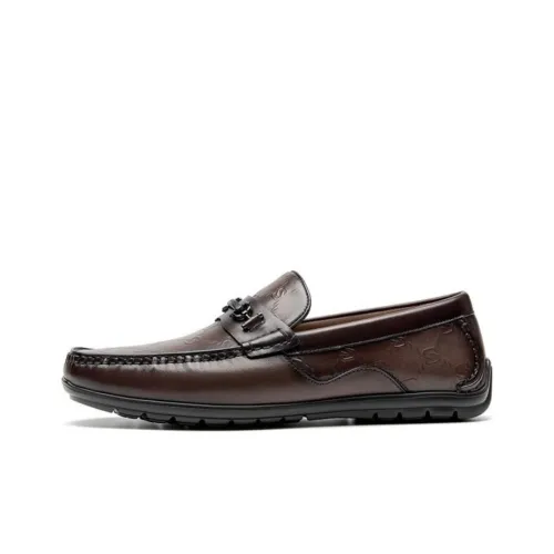 SAINT ANGELO Loafers Men Black Coffee