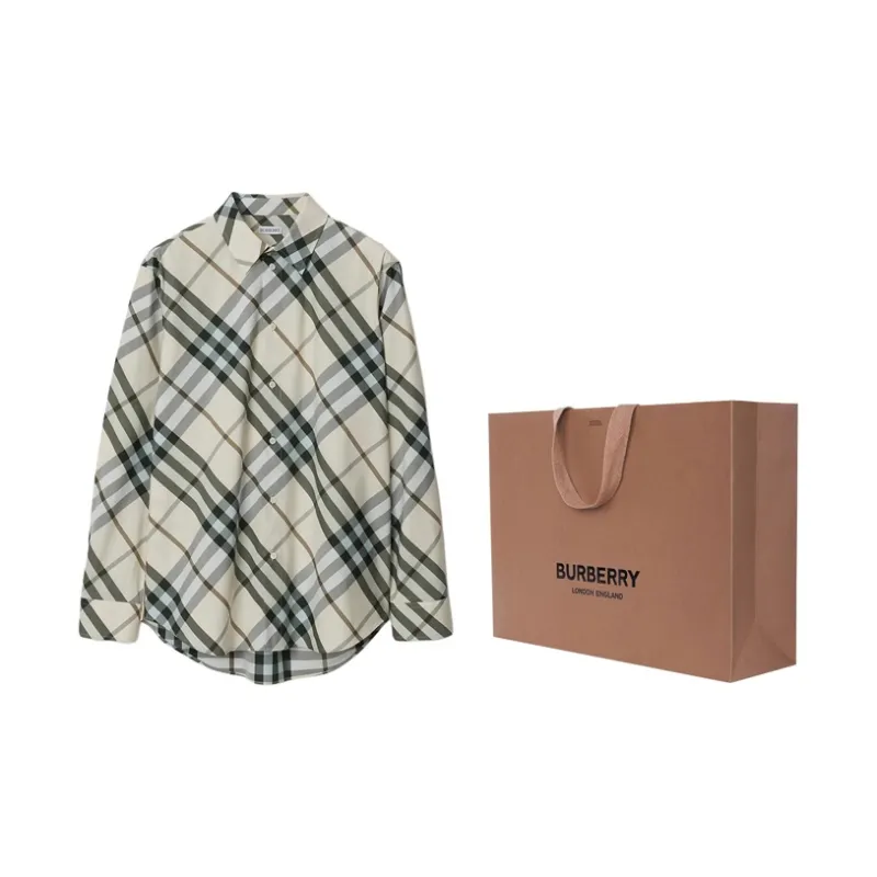 Burberry Nova Check Jacquard Buttoned Shirt-1