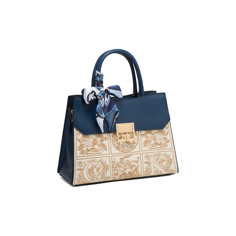 ST&SAT Synthetic Leather Wedding Handbag Regular Women's Red/Blue-7