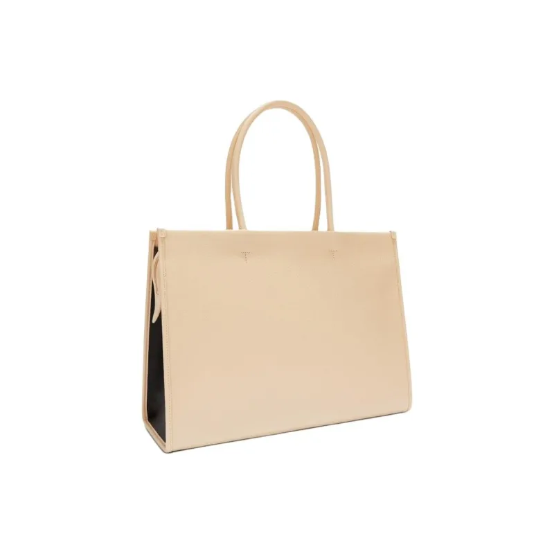 Furla Leather Tote Bag, Shopping Bag, Shoulder Bag, Handbag Women's Wheat-1