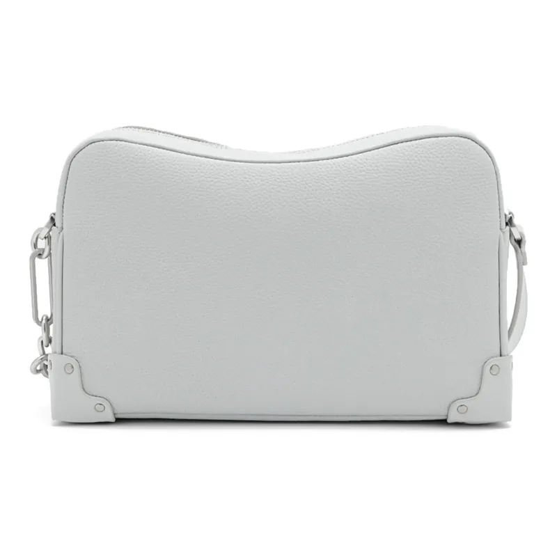 PEDRO Cow Leather Crossbody Bag Regular Men's Black/Gray-7